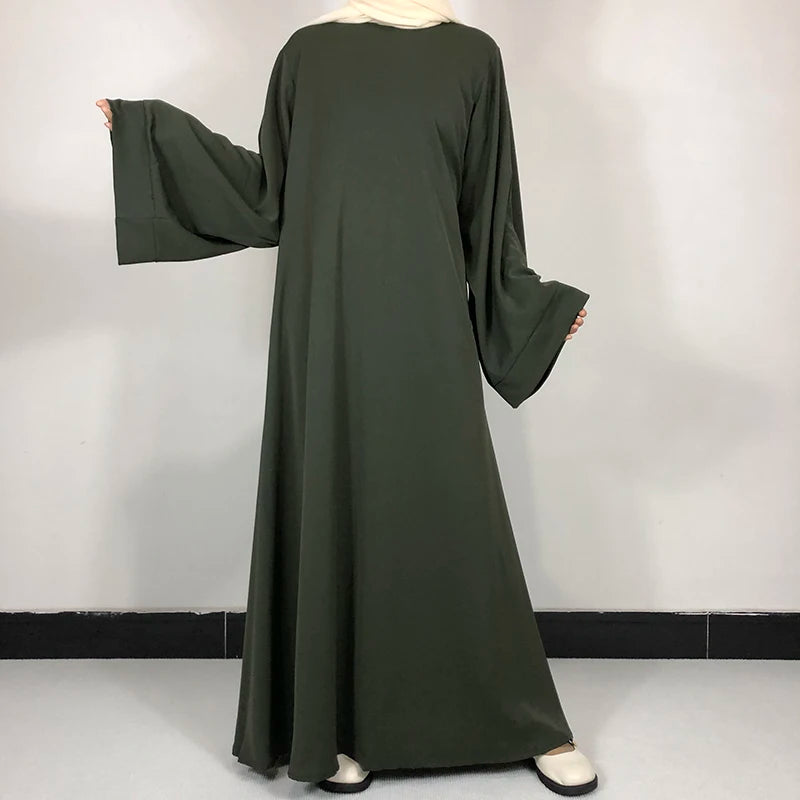 Classic Nida Abaya with Belt — 15 Colours