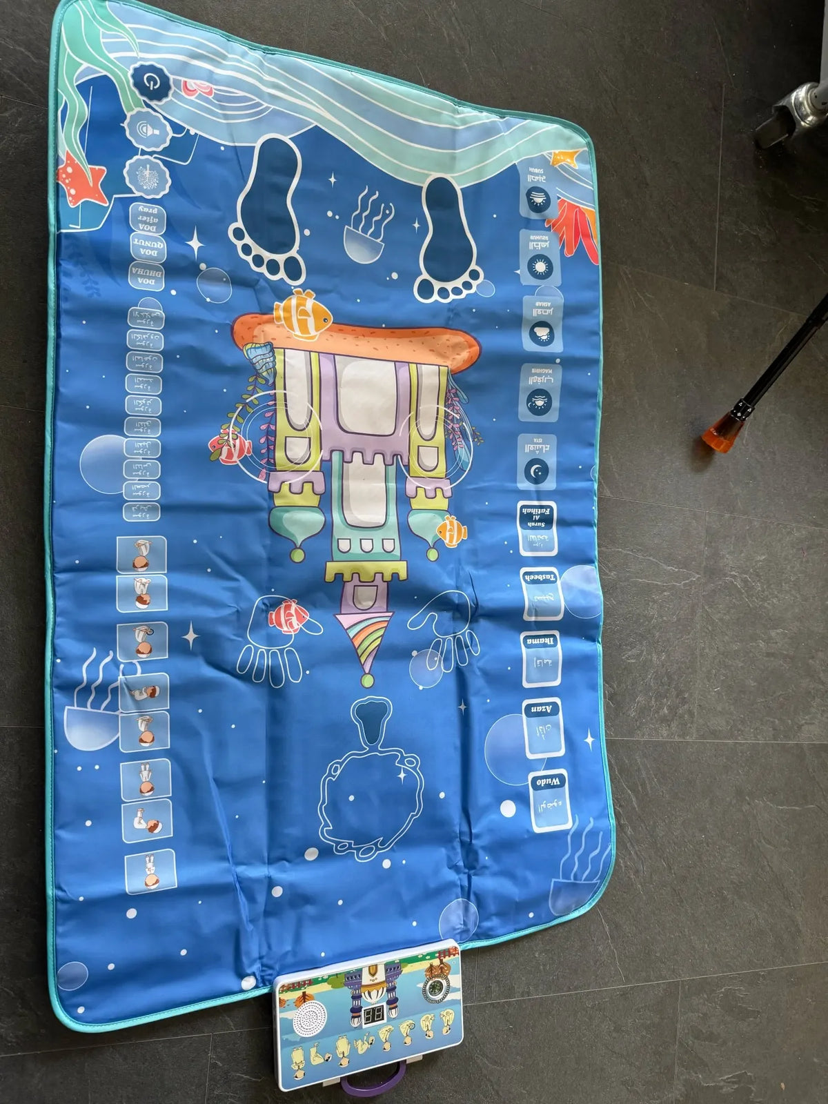 Kids Electronic Interactive Talking Prayer Mat Pray Rug Child Educational Carpet Playing Blanket