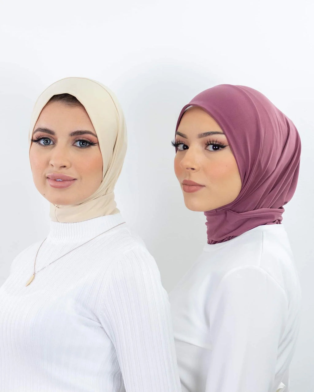 Full-Cover Instant Underscarf with Snap Buttons