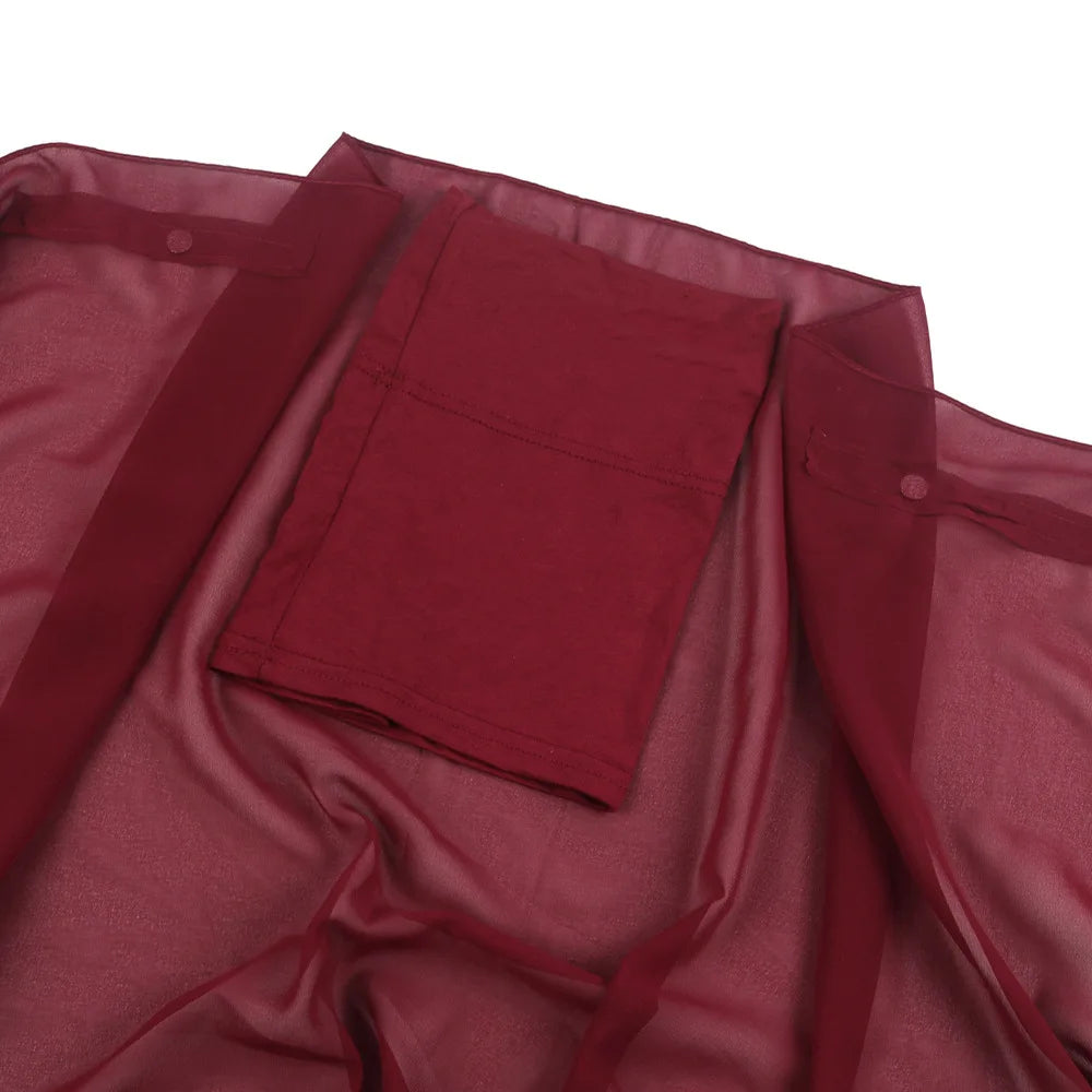Instant Chiffon Hijab with Built-in Magnets & Undercap