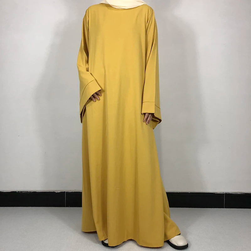 Classic Nida Abaya with Belt — 15 Colours