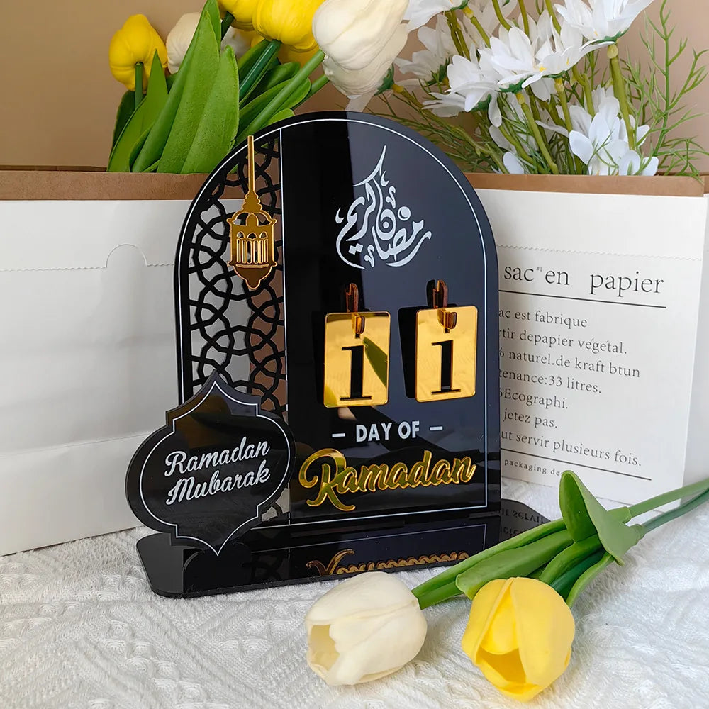 Ramadan Countdown Calendar — Acrylic Day Counter