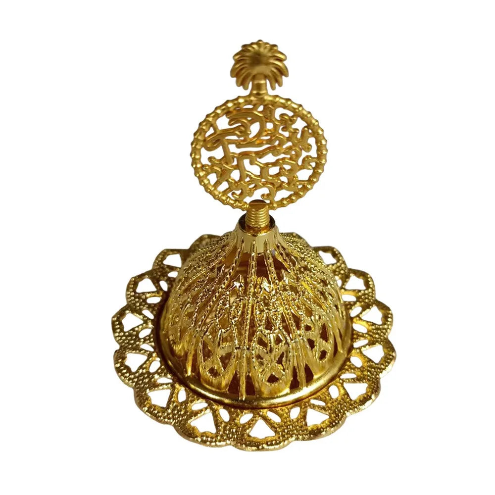 Mini Gold Incense Burner — Ornamental Dome Censer