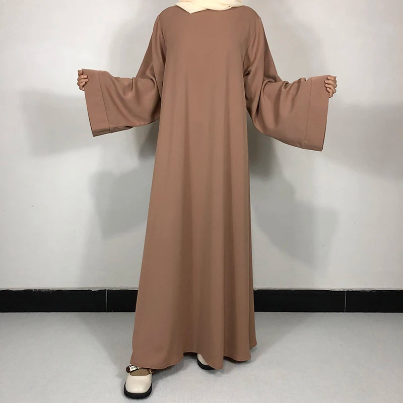 Classic Nida Abaya with Belt — 15 Colours