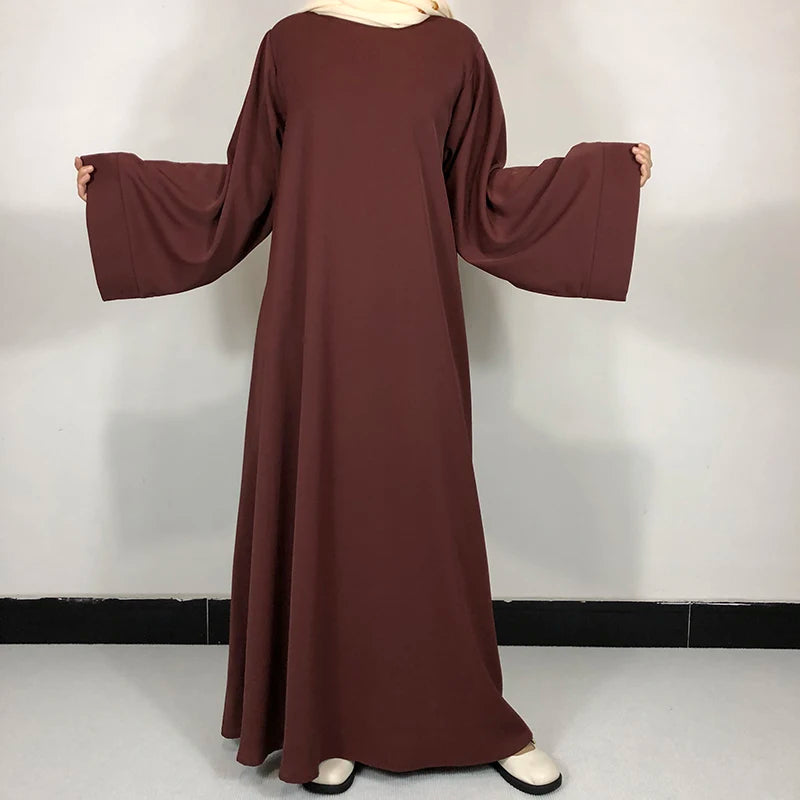 Classic Nida Abaya with Belt — 15 Colours
