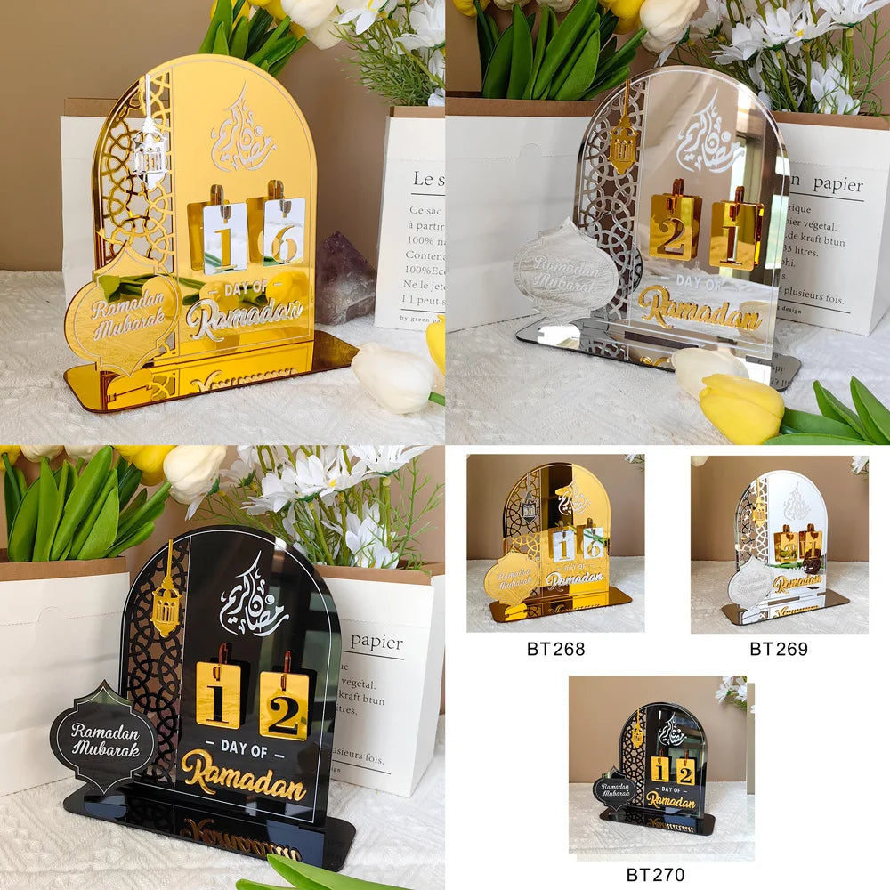 Ramadan Countdown Calendar — Acrylic Day Counter