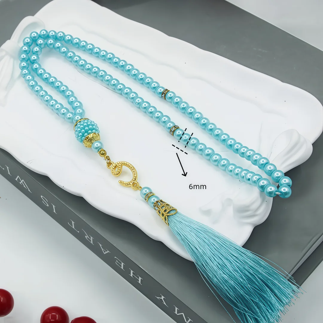 Pearl Tasbih Prayer Beads — Gift Set of 12 (99 Beads)