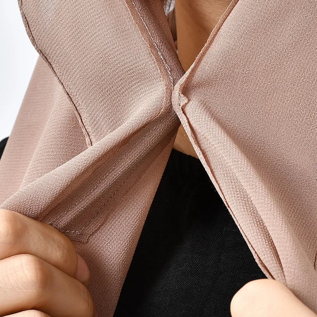 Instant Chiffon Hijab with Built-in Magnets & Undercap