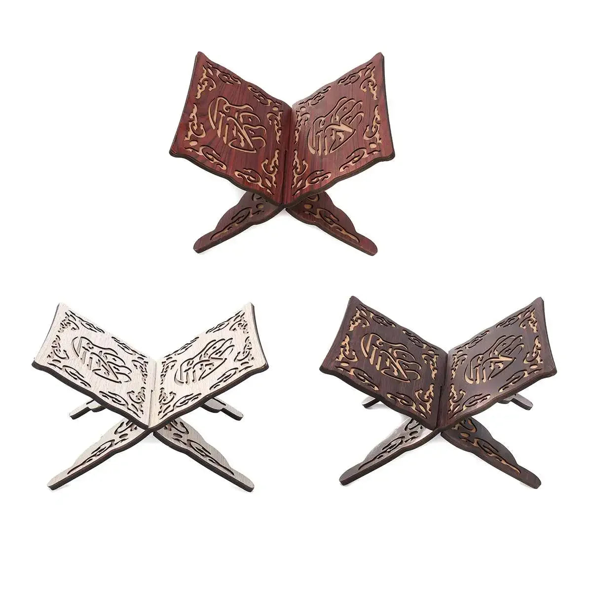 Handmade Wooden Quran Stand — Folding Rehal