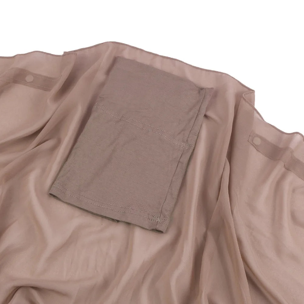 Instant Chiffon Hijab with Built-in Magnets & Undercap