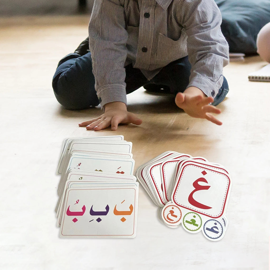 Flashcards med det arabiske alfabet