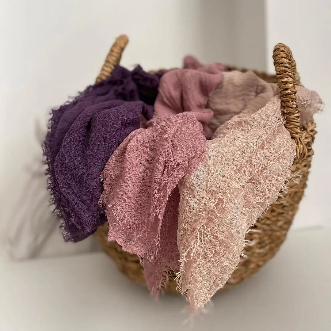 Crinkle Cotton Hijab — Lightweight, No-Iron Everyday Scarf