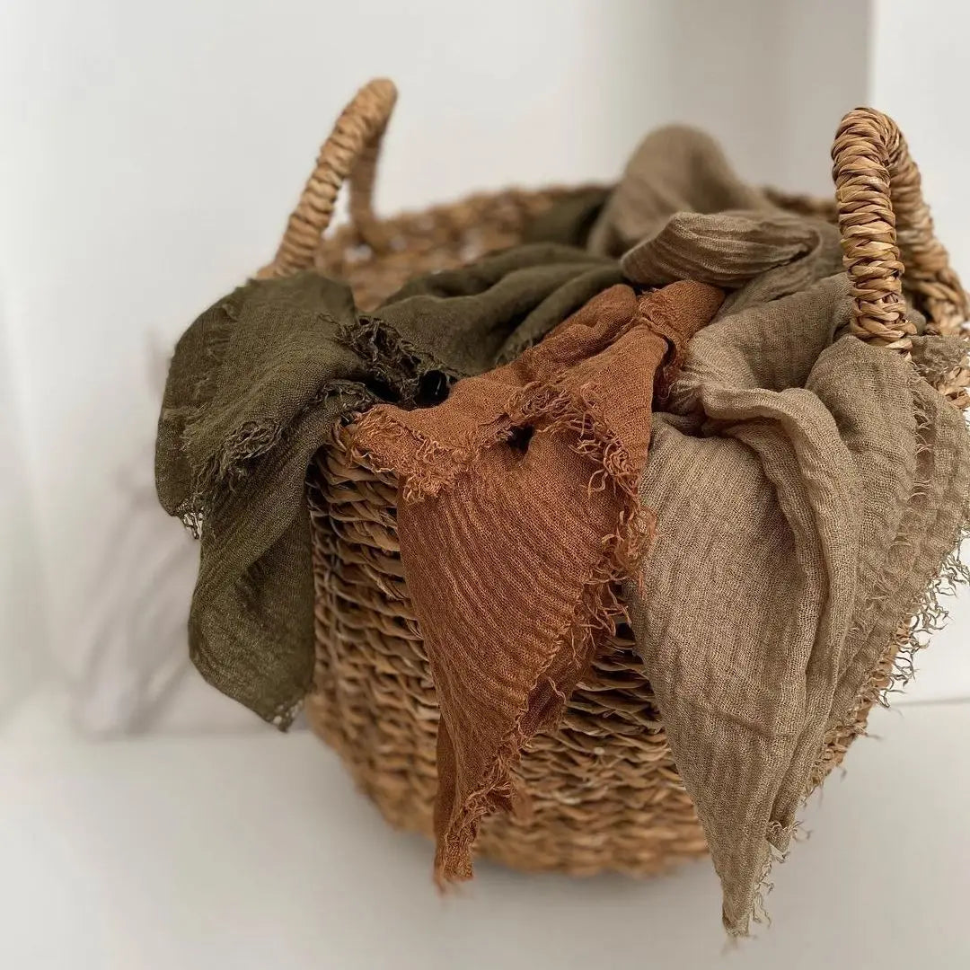 Crinkle Cotton Hijab — Lightweight, No-Iron Everyday Scarf